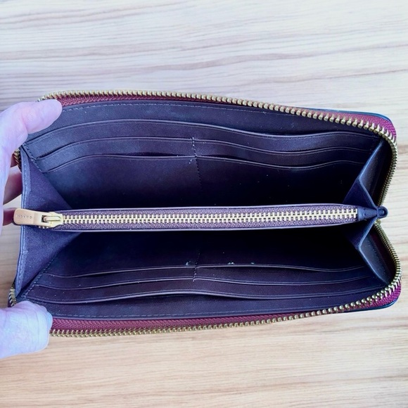 COACH Slim Accordion Zip Wallet - Picture 8 of 8